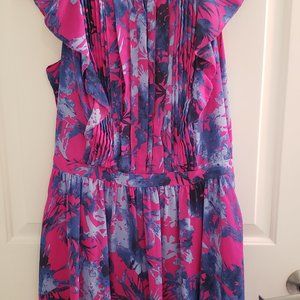 Banana Republic Flutter-Sleeve, Fit and Flare Dress, EUC, Size 8